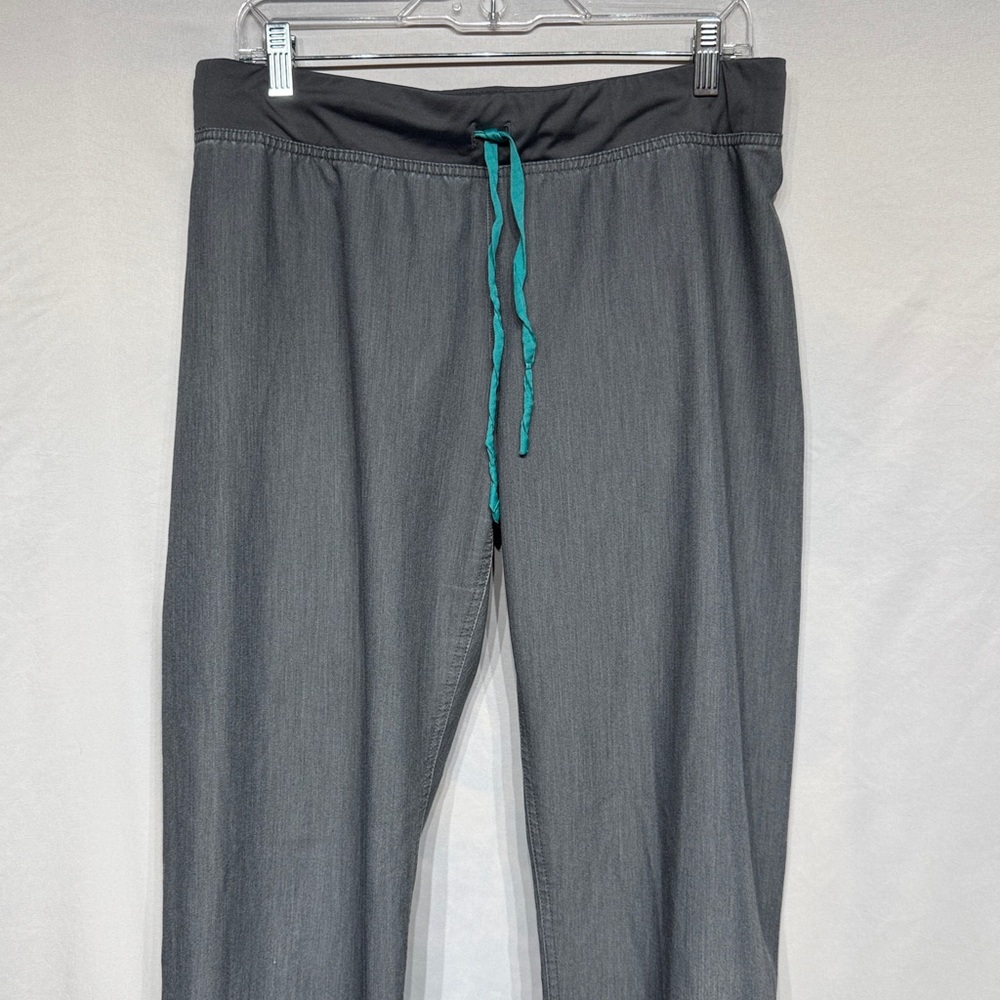 Figs High Waisted Livingston Basic Scrub Pants Graphite Size Medium - Picture 3 of 11